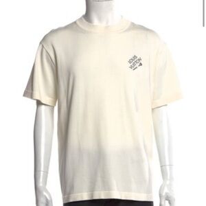 White signature, Louis Vuitton knit sweater shirt. Brand new original with tags.
